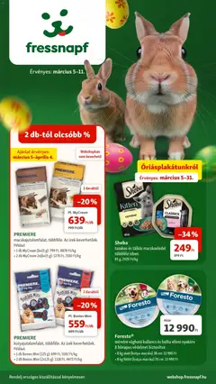 Fressnapf akciós újság - amely érvényes a következő dátumtól: 05.03.2026