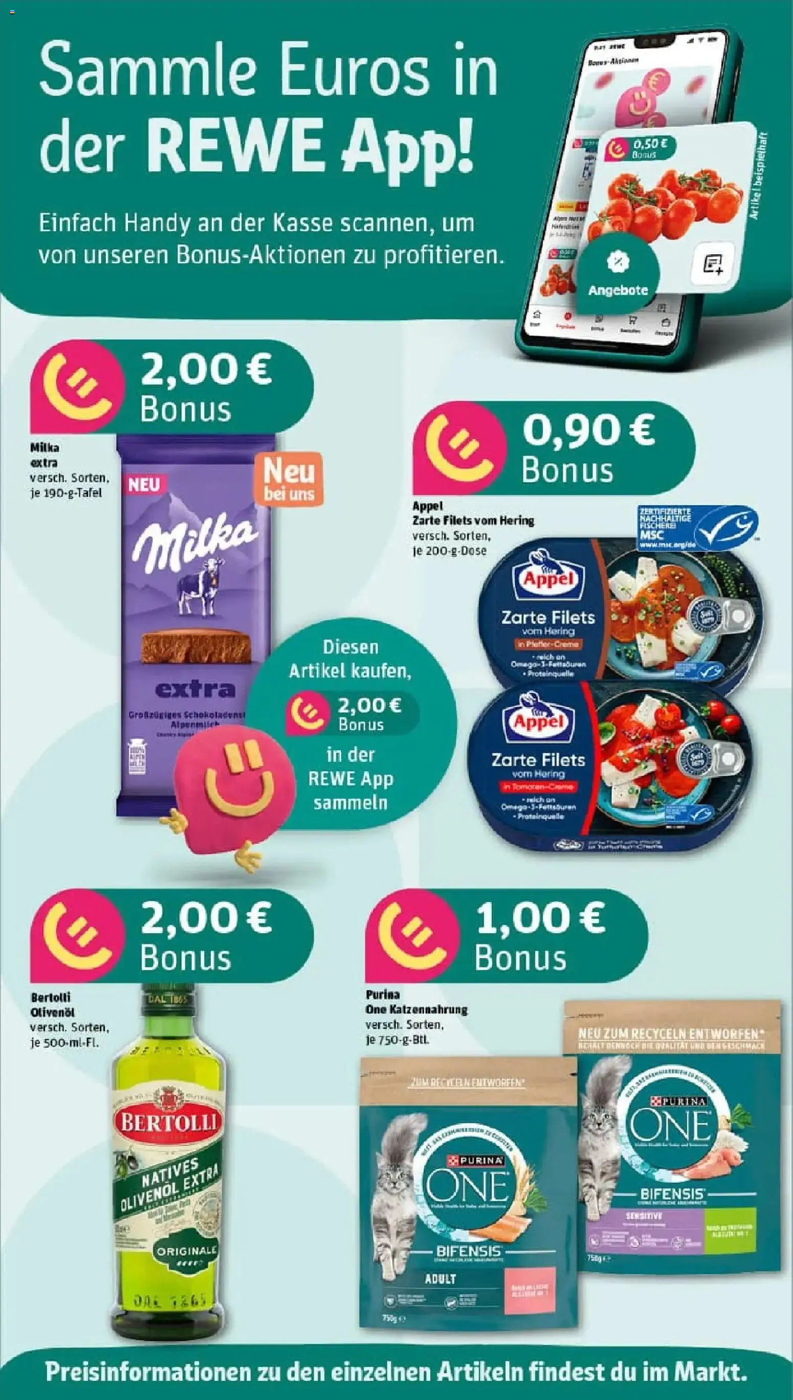 Rewe prospekt Mettmann	 – gültig ab 10.11.2025 | Seite: 2 | Produkte: Purina one, Olivenol, Milka