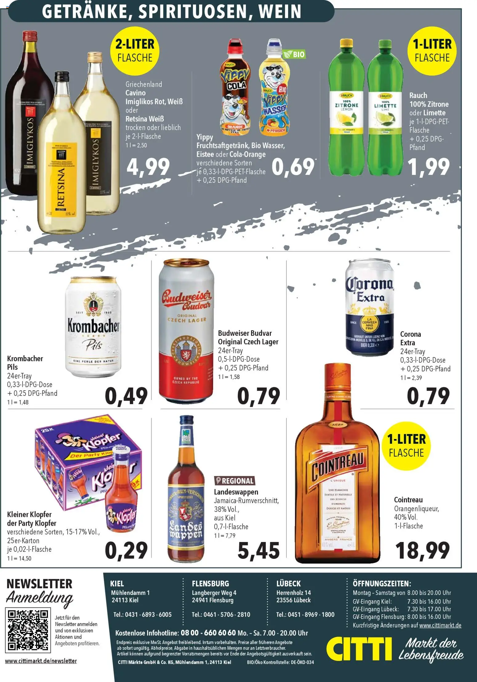 CITTI Markt Aktuelle Angebote für Profis – gültig ab 14.01.2026 | Seite: 8 | Produkte: Pils, Zitrone, Krombacher, Wein
