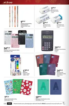 Pogląd oferty "Empik Black Friday" - ważna od 12.11.2025 | Strona: 110 | Produkty: Kalkulator, Zeszyt