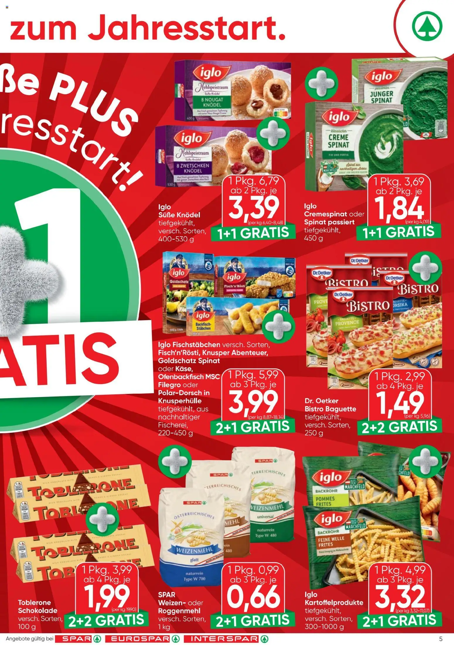 Spar Flugblatt gültig ab 15.01.2026 | Seite: 5 | Produkte: Jääkaappipakastin, Creme, Schokolade