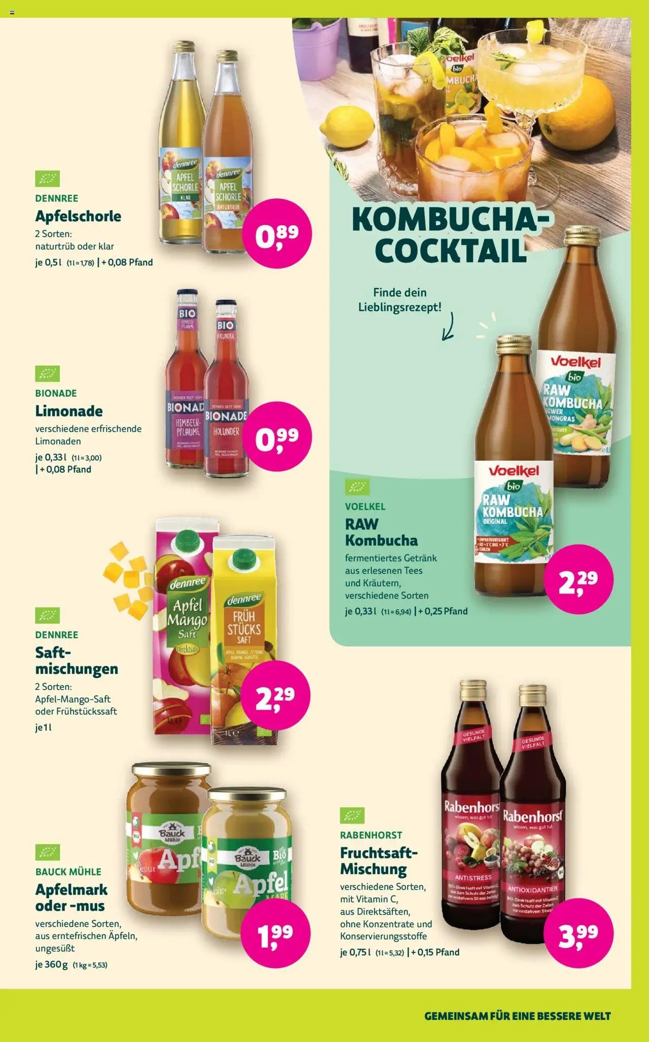 BioMarkt Prospekt - gültig ab dem 30.07.2025 | Seite: 9 | Produkte: Äpfel, Bionade, Mango, Fruchtsaft