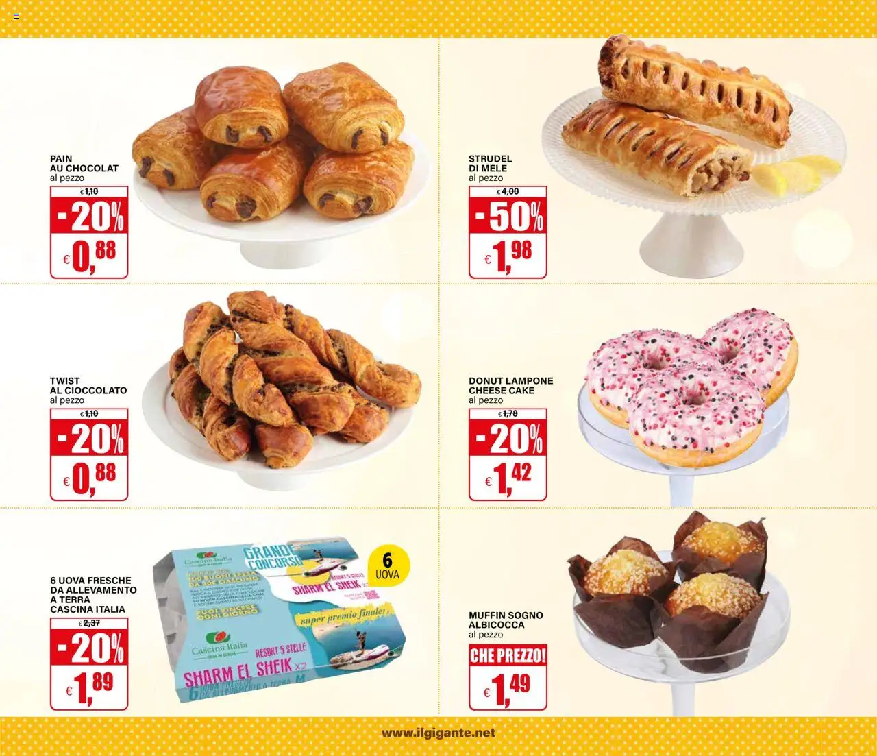 Volantino Il Gigante del 13.10.2025 | Pagina: 14 | Prodotti: Cioccolato, Mele, Muffin, Terra