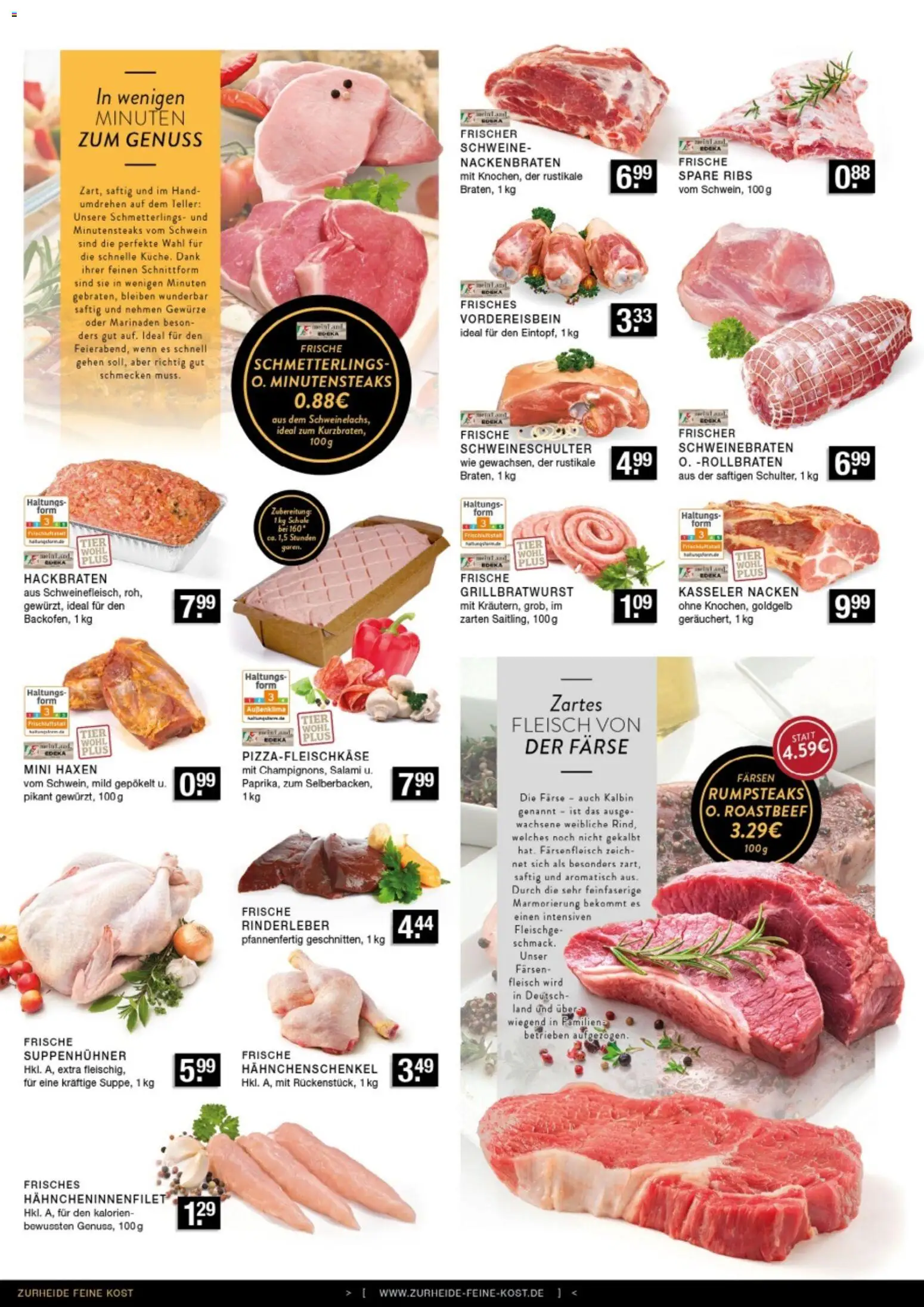 Edeka Zurheide Prospekt 	 – gültig ab 05.01.2026 | Seite: 2 | Produkte: Hahnchenschenkel, Roastbeef, Kasseler nacken, Gewürze