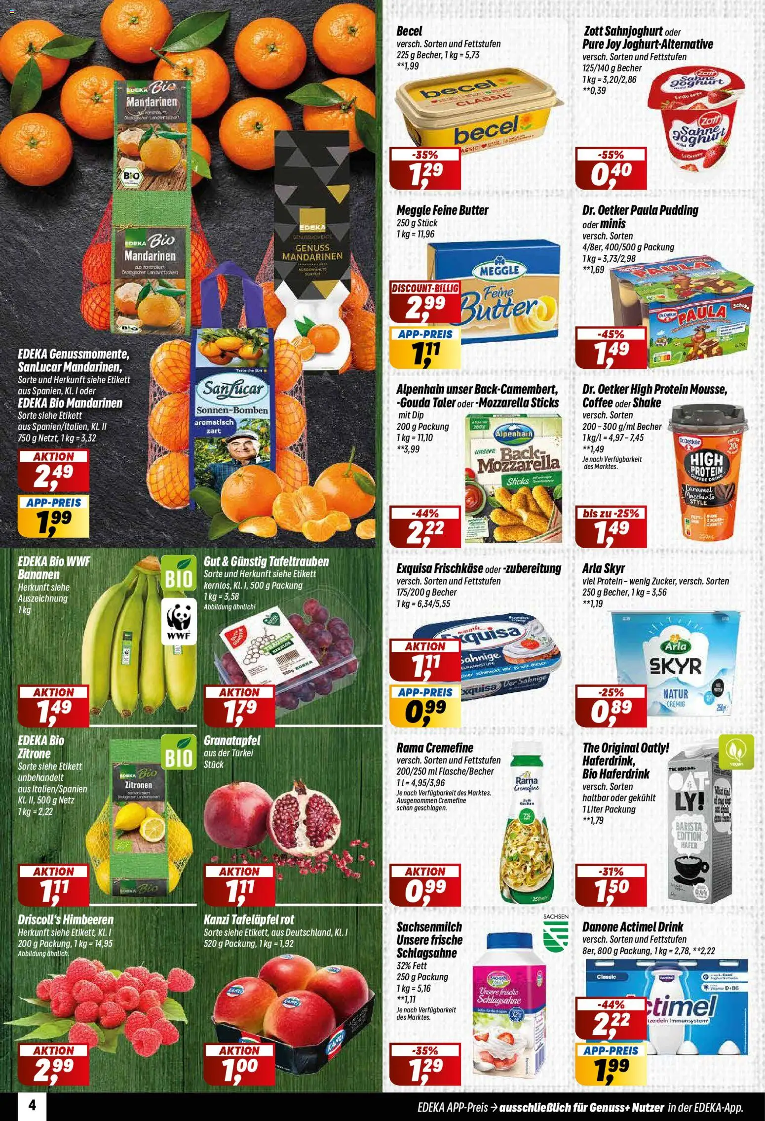 Simmel Prospekt 	 – gültig ab 19.01.2026 | Seite: 4 | Produkte: Butter, Gouda, Rama cremefine, Haferdrink