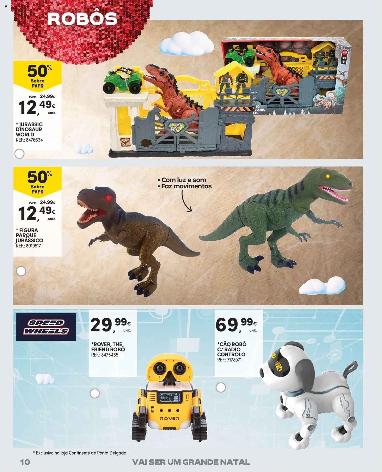 Continente - Açores: Brinquedos │ válido de 11.12.2025 | Página: 10 | Produtos: Rádio, Robô