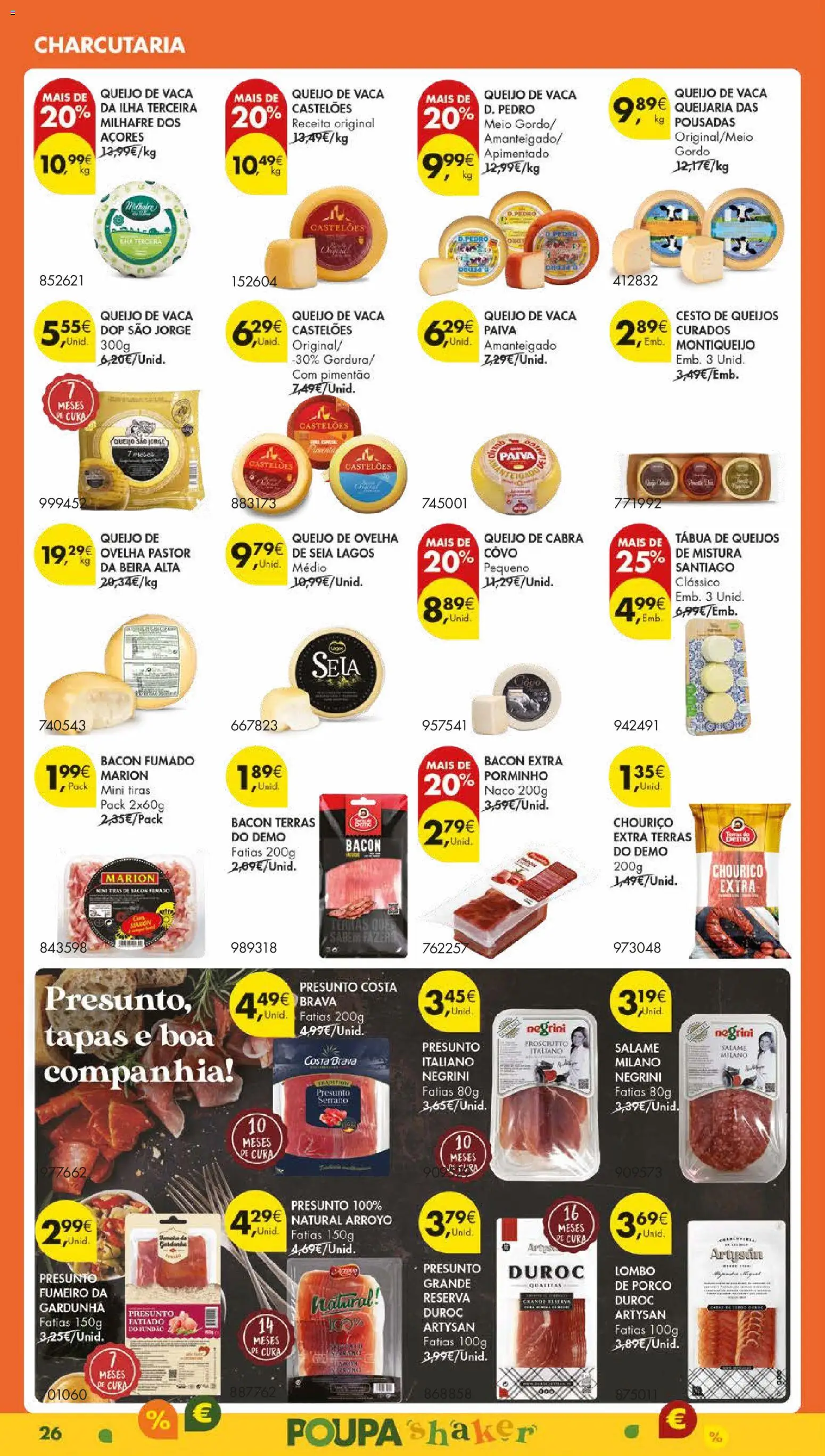 Pingo Doce folheto │ válido de 04.11.2025 | Página: 34 | Produtos: Tábua, Queijo, Lombo, Salame