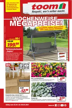 Toom Baumarkt Prospekt 	 ab 03.04.2026 gültig