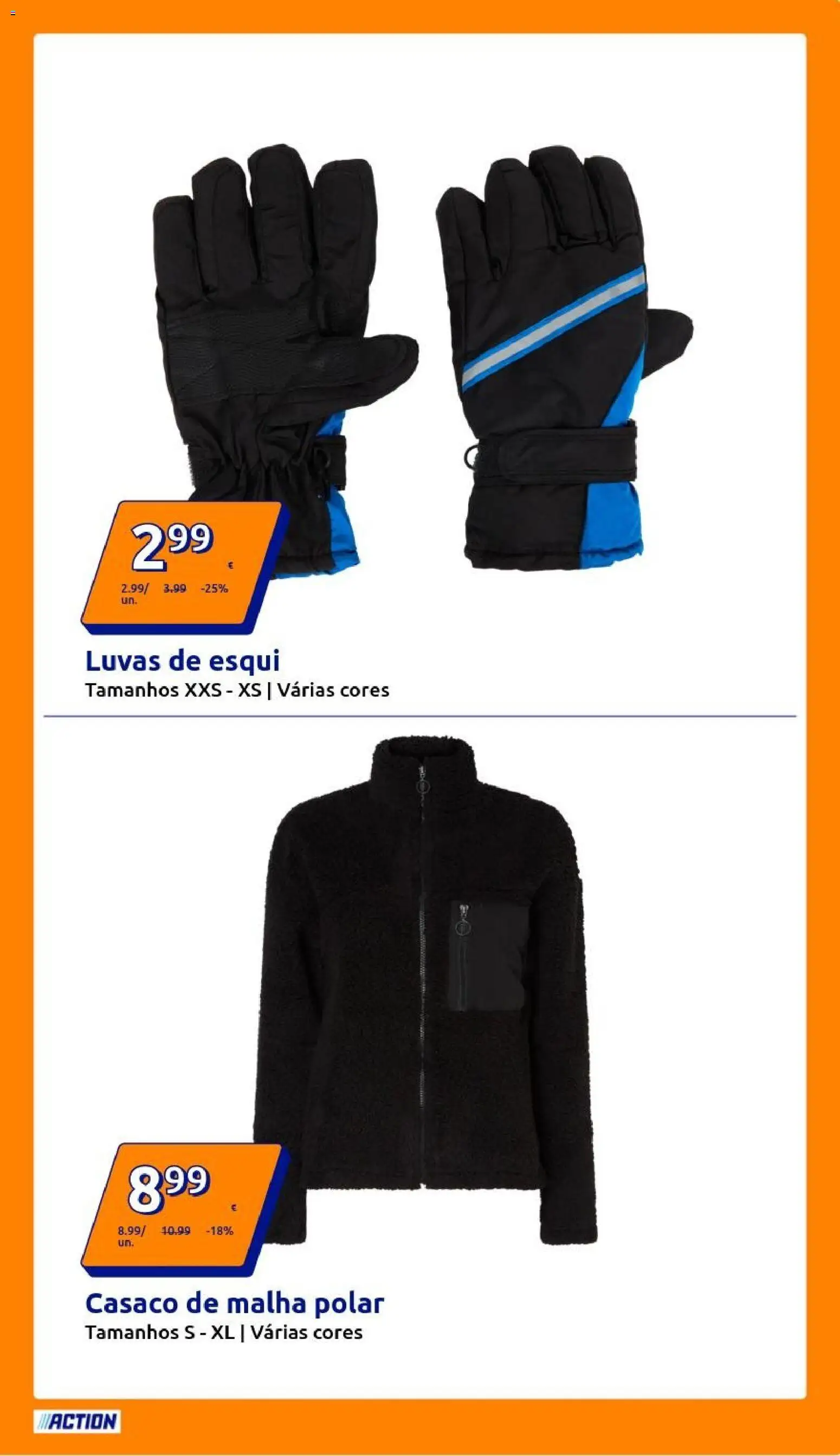 Action - Action PT week 46 2025 │ válido de 12.11.2025 | Página: 17 | Produtos: Luvas, Casaco