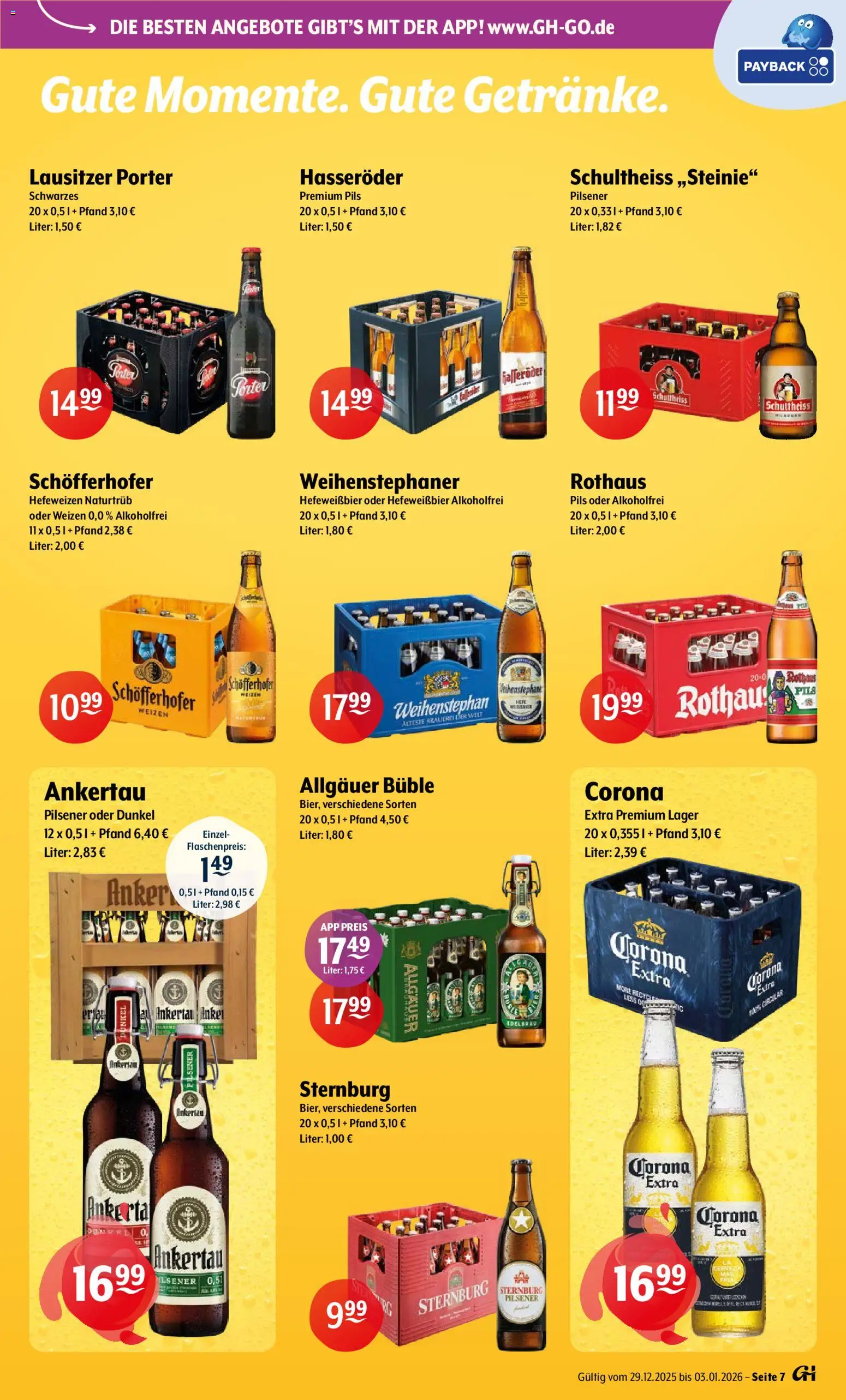 Getränke Hoffmann - Brandenburg – gültig ab 29.12.2025 | Seite: 7 | Produkte: Pils, Hasseröder