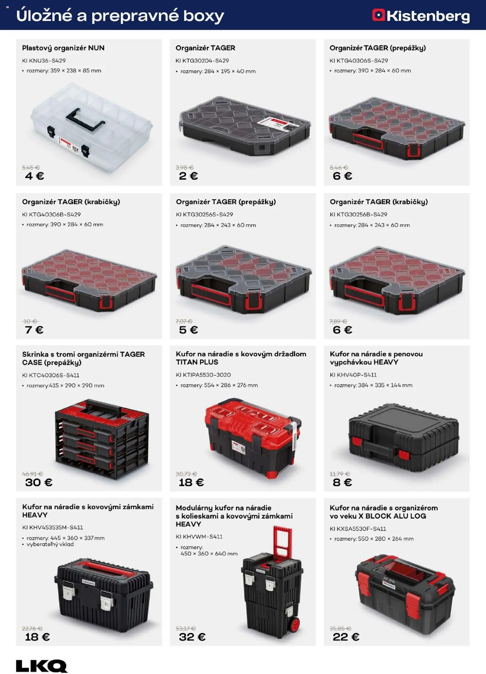 Nové Auto Kelly akcie – leták je platný od 17.11.2025 | Strana: 20 | Produkty: Organizér, Skrinka, Náradie, Kufor