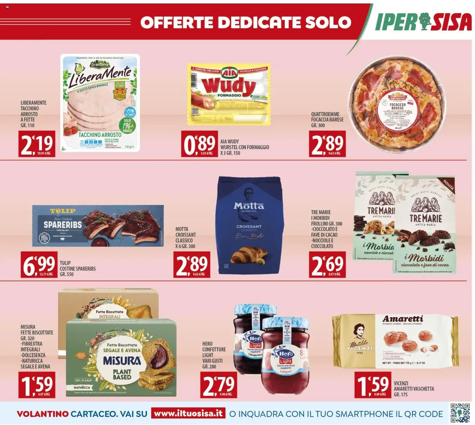 Volantino SISA del 24.10.2025 | Pagina: 13 | Prodotti: Pollo, Sale, Tacchino, Wurstel