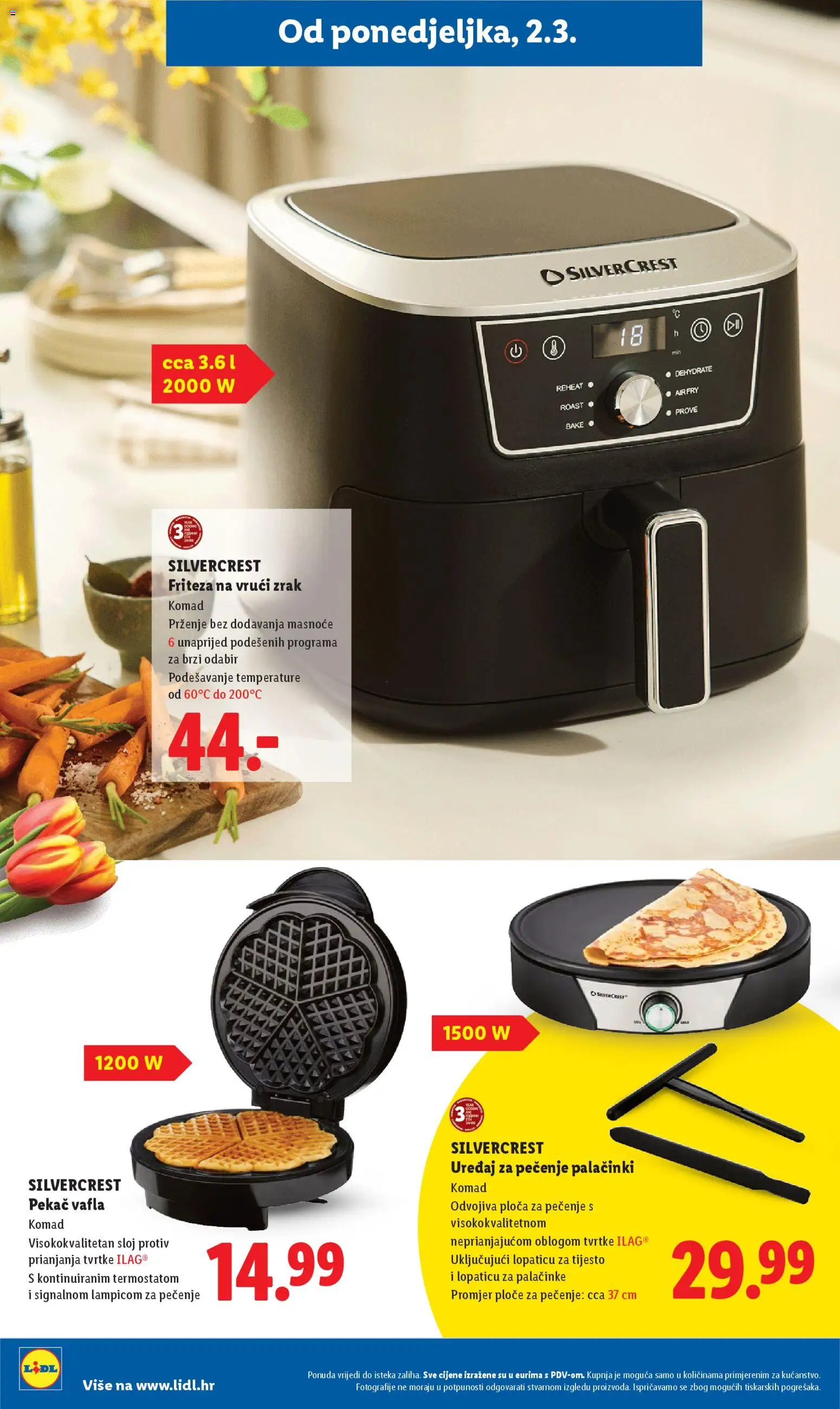 Lidl katalog | vrijedi od 02.03.2026 | Stranica: 26 | Proizvodi: Friteza, Friteza na vrući zrak