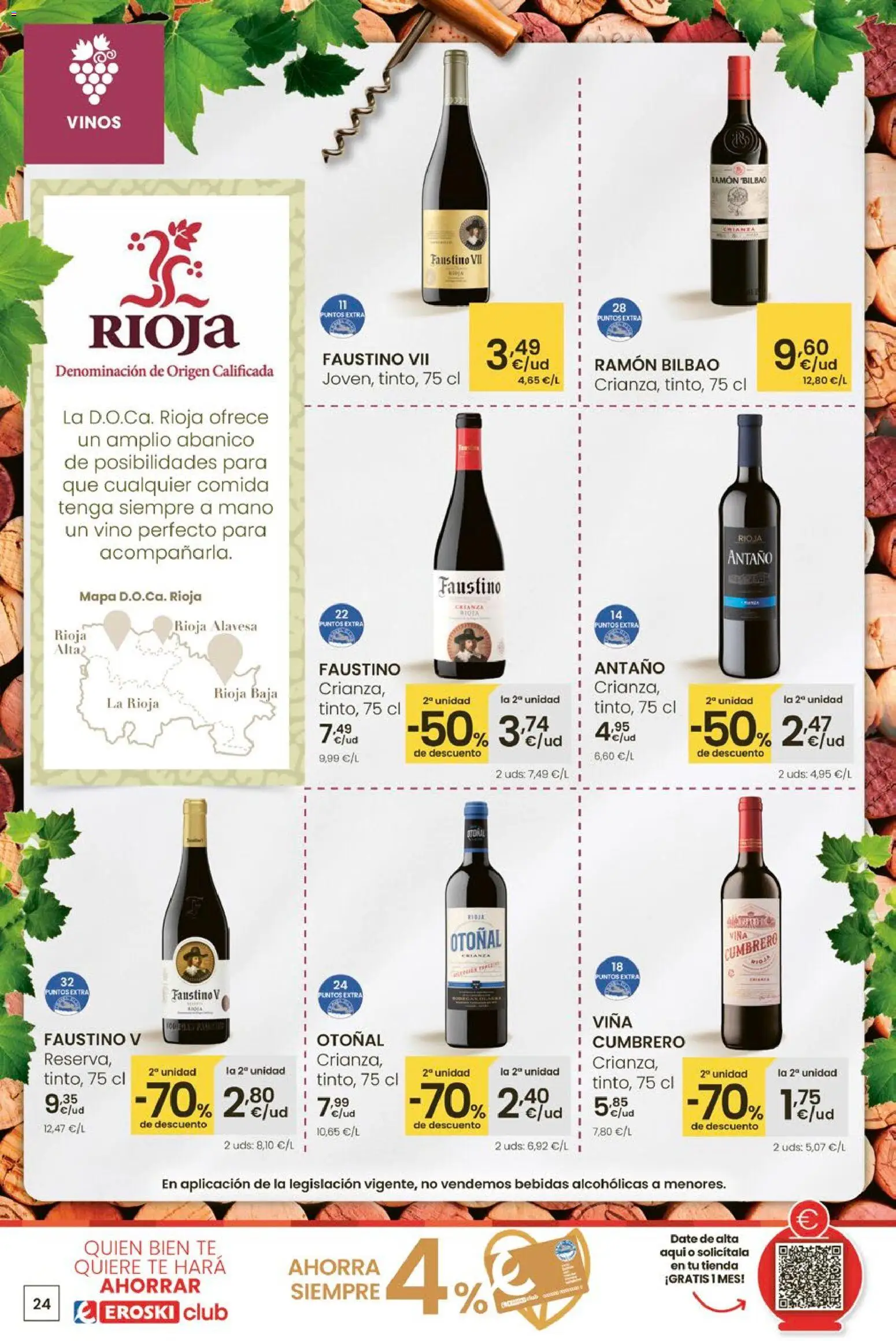 Eroski - Carnaval del ahorro │ válido desde el 12.02.2026 | Página: 24 | Productos: Vino, Té