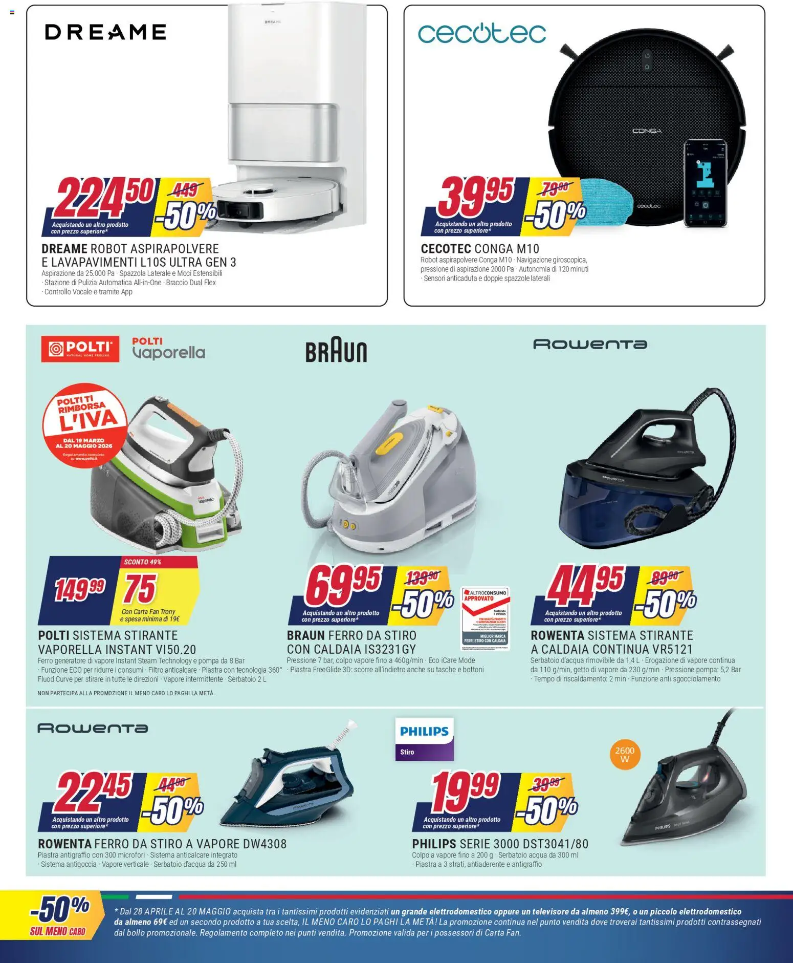 Volantino Trony del 28.04.2026 | Pagina: 17 | Prodotti: Caldaia, Anticalcare, Generatore, Fan