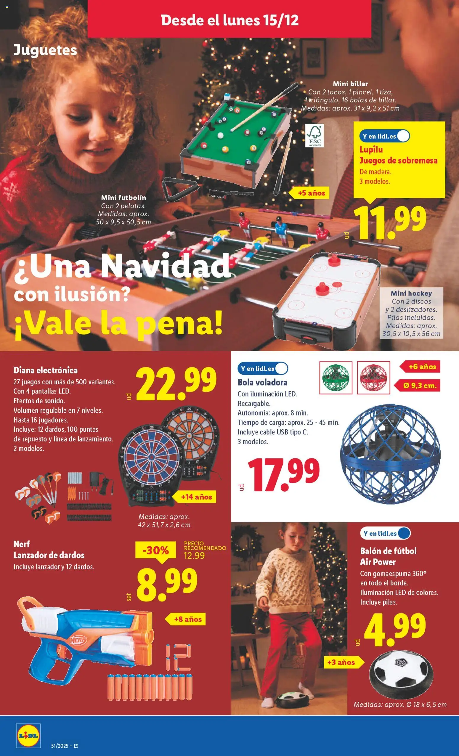 Lidl folleto de bazar │ válido desde el 15.12.2025 | Página: 20 | Productos: Juguetes, Cable, USB, Galette de chaise