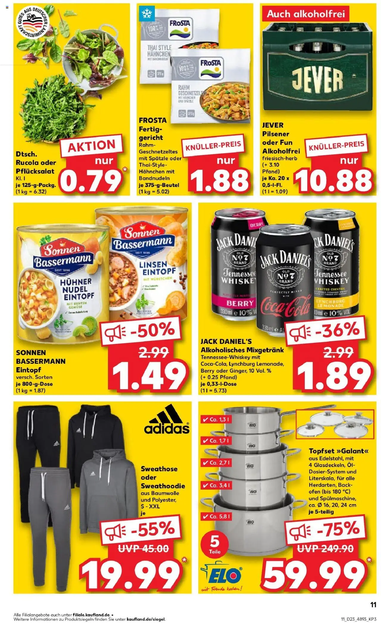 Kaufland prospekt Pasewalk	 - gültig ab dem 09.06.2025 | Seite: 26 | Produkte: Ofen, Sweathose, Jack Daniel's, Jever