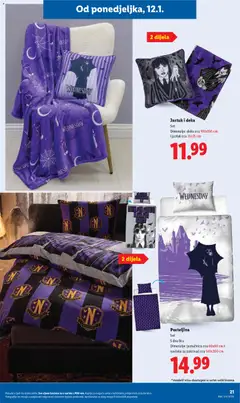 Jastuk i deka, Set. Dimenzije: deka cca 100x150 cm i jastuk cca 35x35 cm - Pregled kataloga iz trgovine Lidl, vrijedi od 12.01.2026 | Stranica: 21