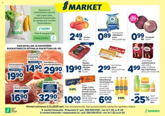 S-market-mainoslehti voimassa 29.10.2025 alkaen