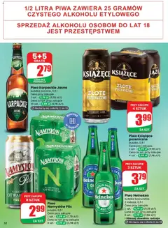 Piwo Karpackie Jasne, butelka zwrotna, 0,5 l od 10.09.2025 | Strona: 52