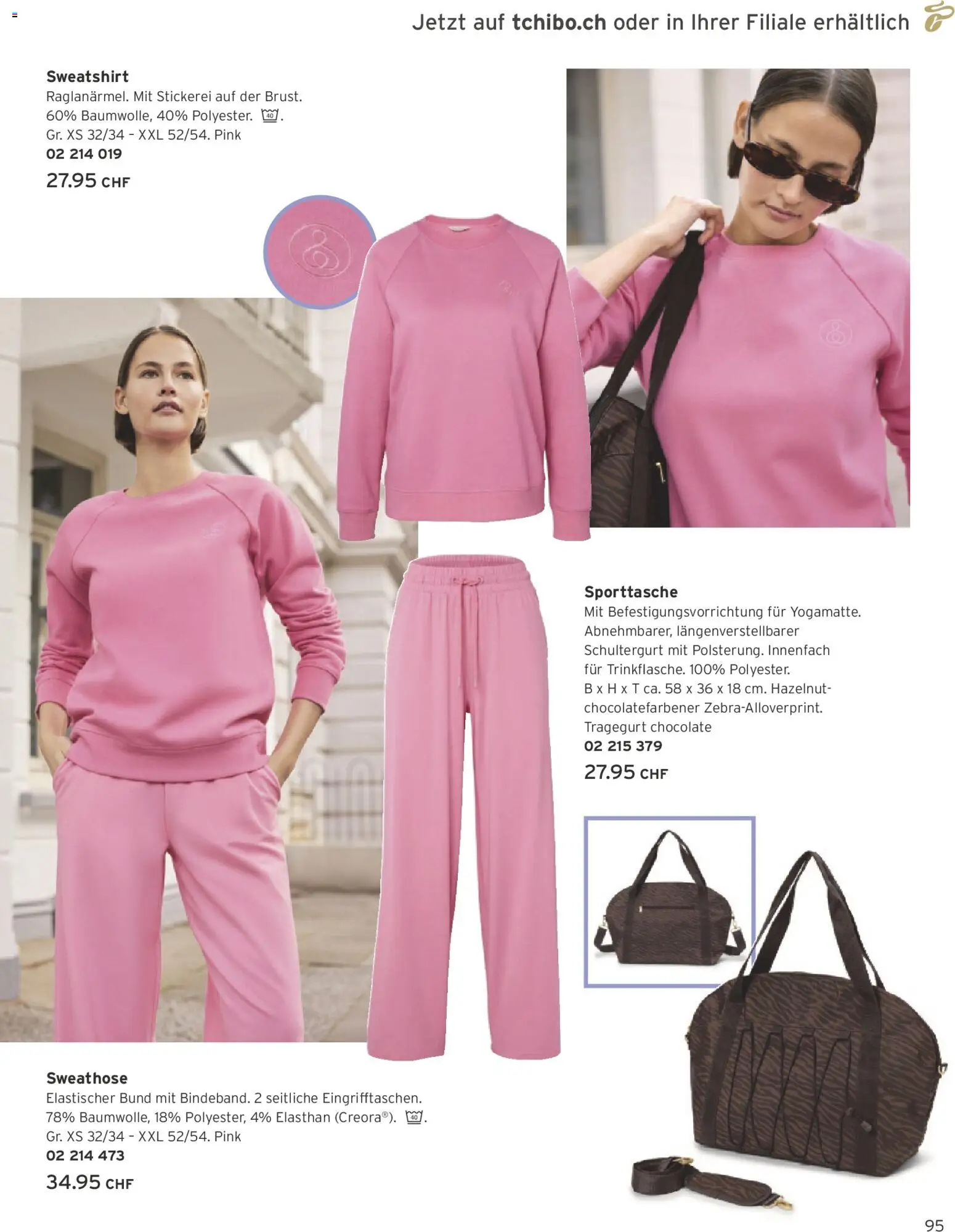 Tchibo Aktionen – gültig ab 24.02.2026 | Seite: 95 | Produkte: Sweathose, Sweatshirt