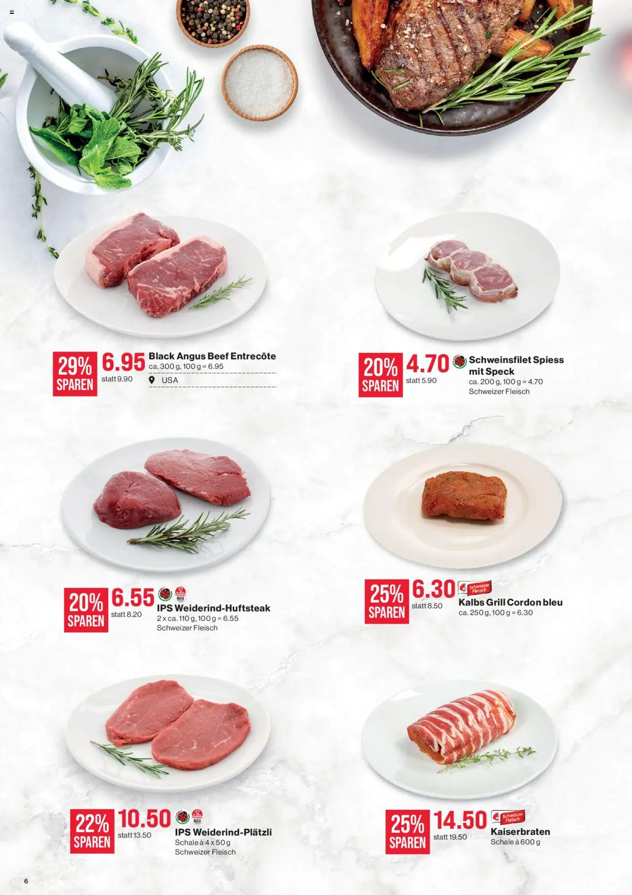 SPAR Aktionen – gültig ab 02.10.2025 | Seite: 6 | Produkte: Grill