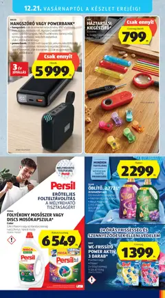 FOLYÉKONY MOSÓSZER VAGY DISCS MOSÓKAPSZULA*, Color, 3,96 l/flakon vagy 60 darab/csomag - amely érvényes a következő dátumtól: 18.12.2025 | Oldal: 51