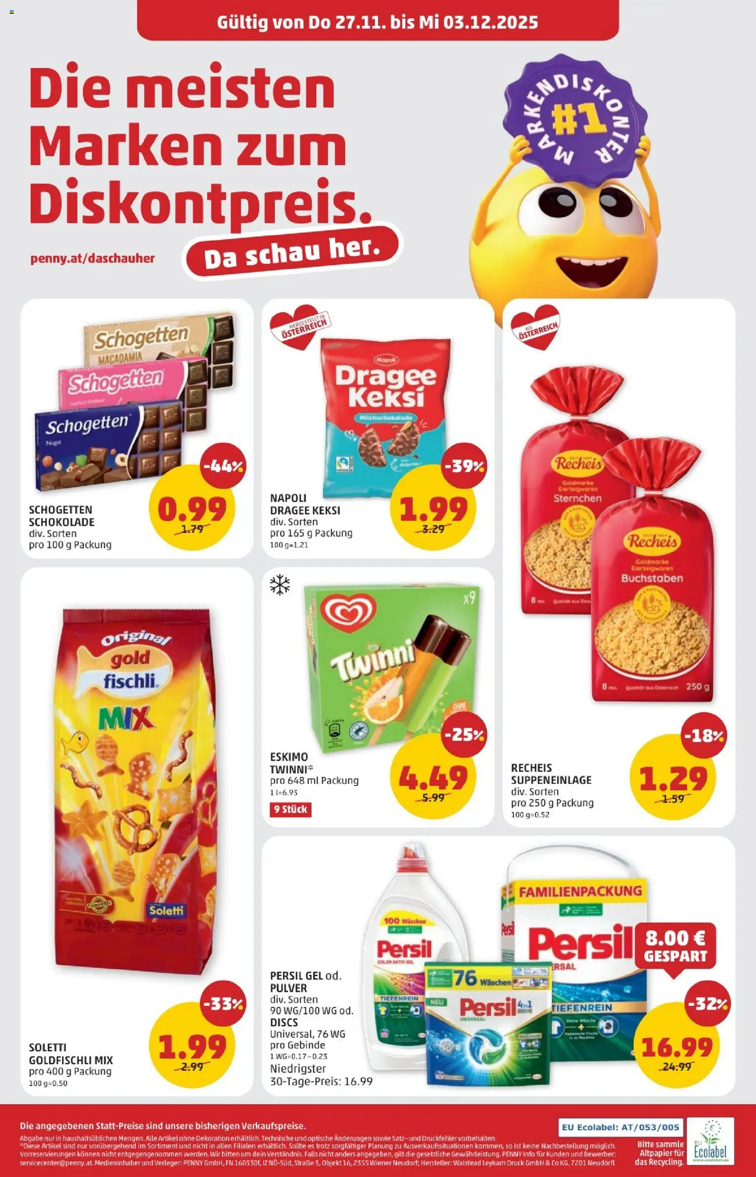 Penny Markt - Black Friday gültig ab 27.11.2025 | Seite: 8 | Produkte: Joghurt, Schokolade