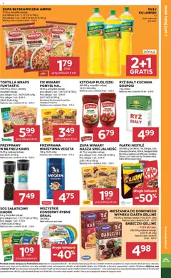 Stokrotka Gazetka od 11.09.2025 | Strona: 19 | Produkty: Tortilla, Olej, Płatki, Sos