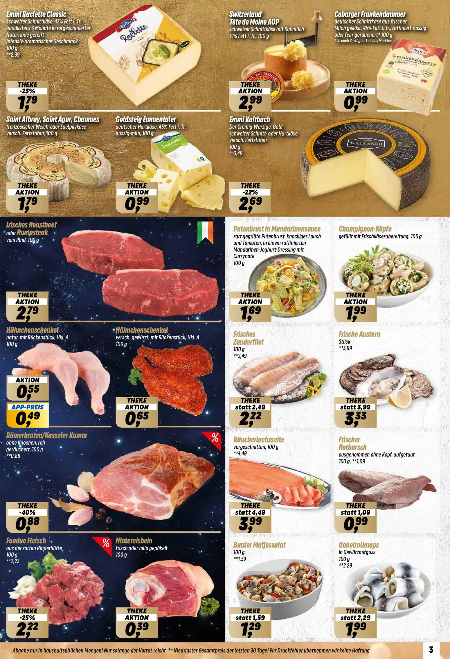 Simmel Prospekt 	 – gültig ab 29.12.2025 | Seite: 3 | Produkte: Rumpsteak, Milch, Roastbeef, Fleisch