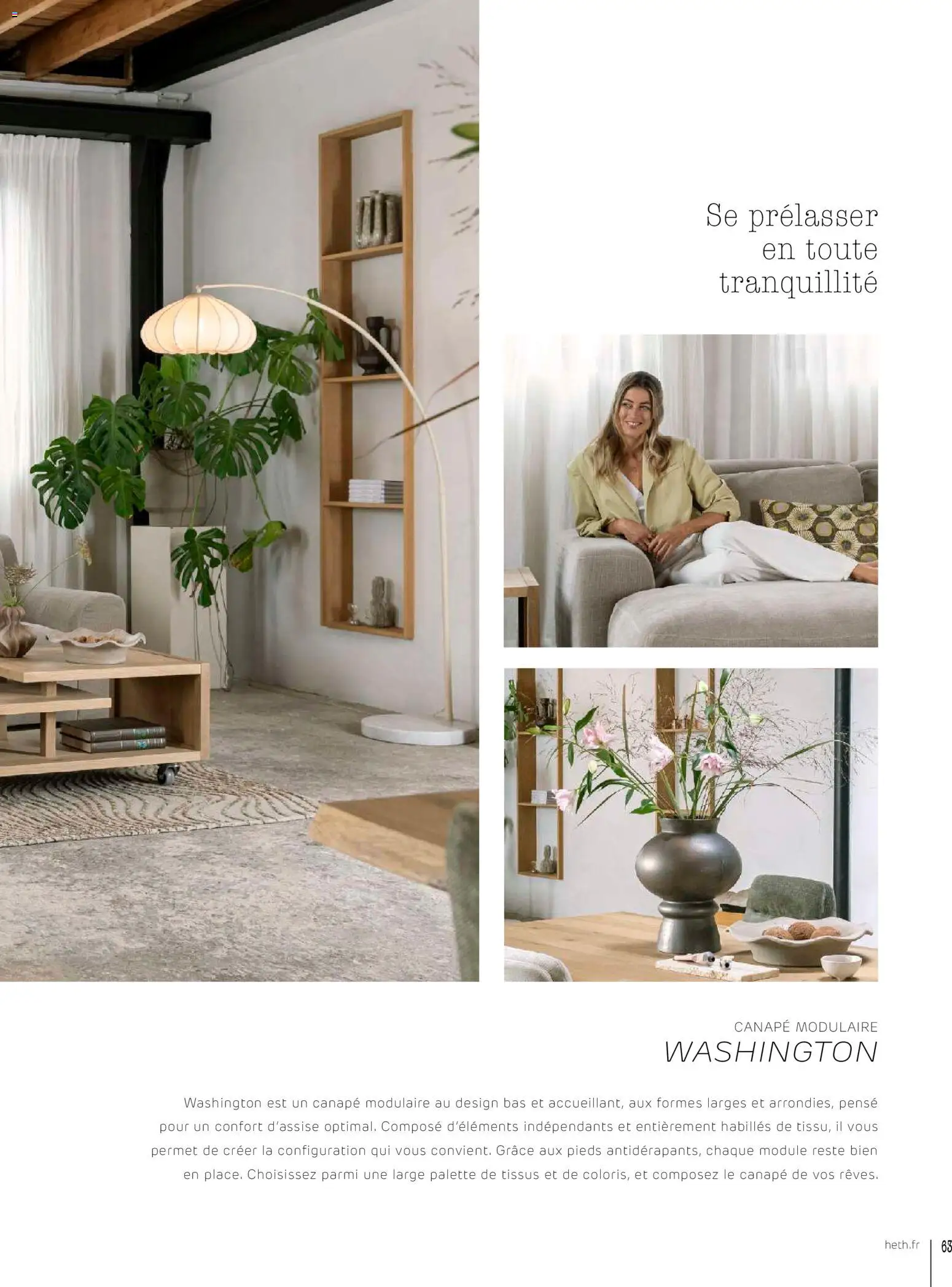 {H1} | Page: 63 | Produits: Canapé