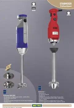 Metro Non Food Sortiment ab 01.10.2025 gültig | Seite: 95 | Produkte: Kabel, Mixstab, Stabmixer