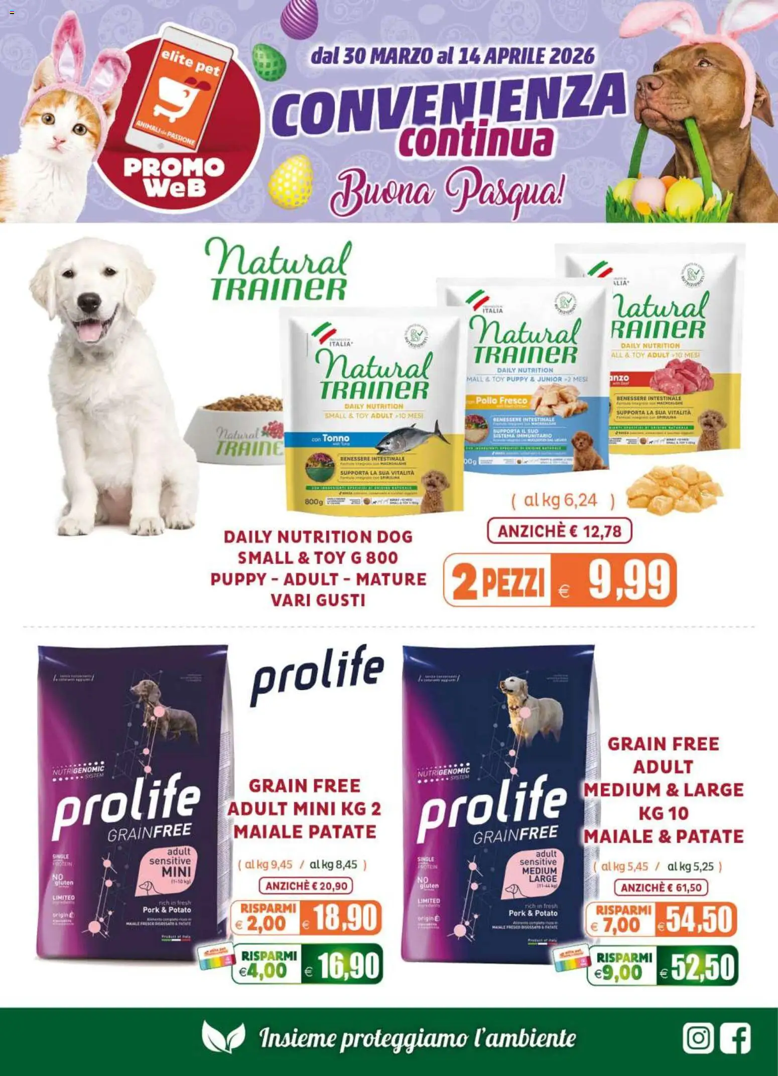 Volantino Elite Supermercati del 30.03.2026 | Pagina: 4 | Prodotti: Pollo, Maiale, Patate, Tonno