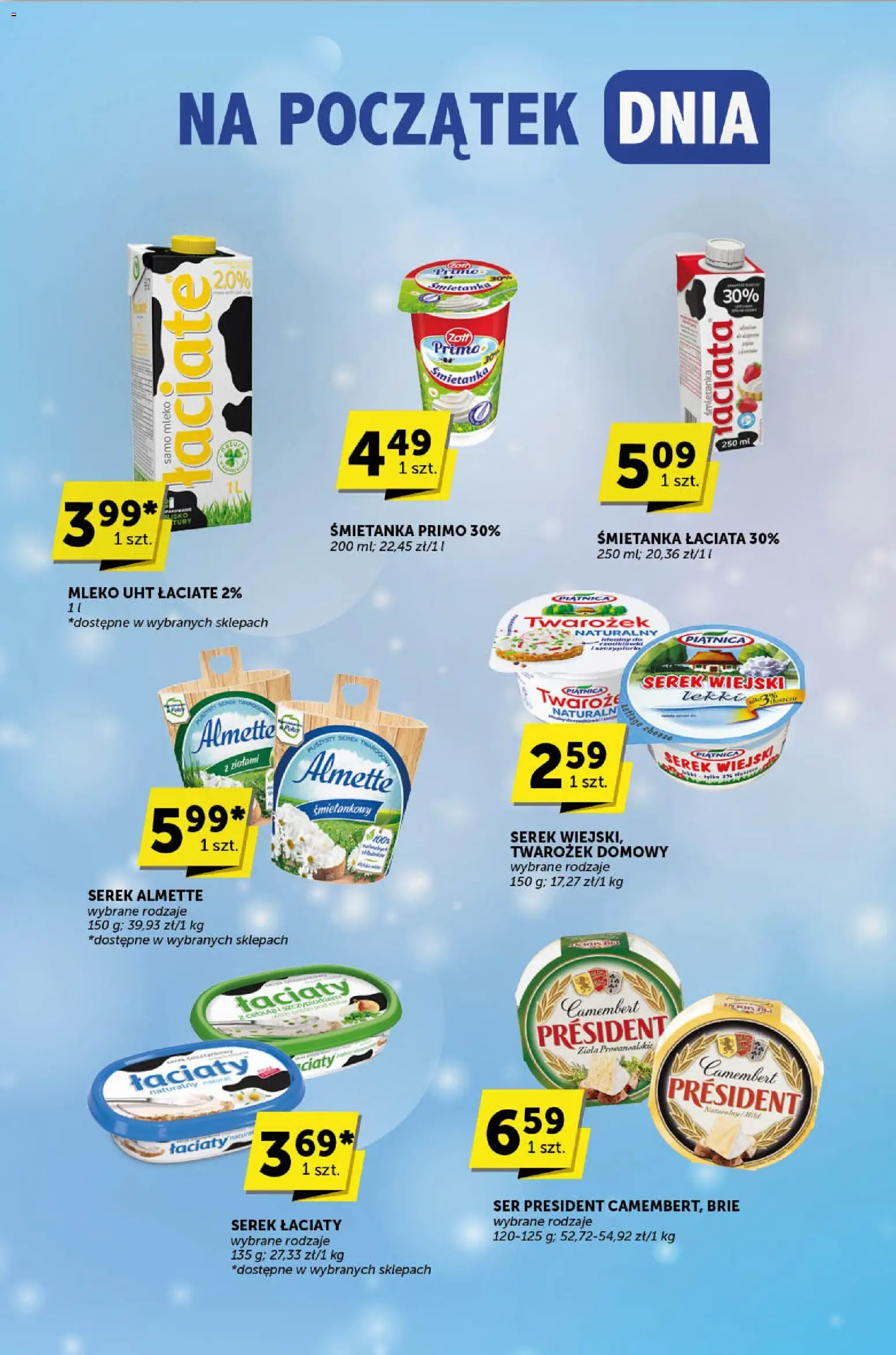 Euro Sklep Gazetka - Katalog od 22.01.2026 | Strona: 2 | Produkty: Serek, Camembert, Mleko, Twarożek