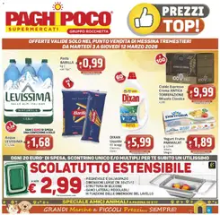 Anteprima del volantino Paghi Poco volantino Messina Tremestieri valido a partire dal 03.03.2026