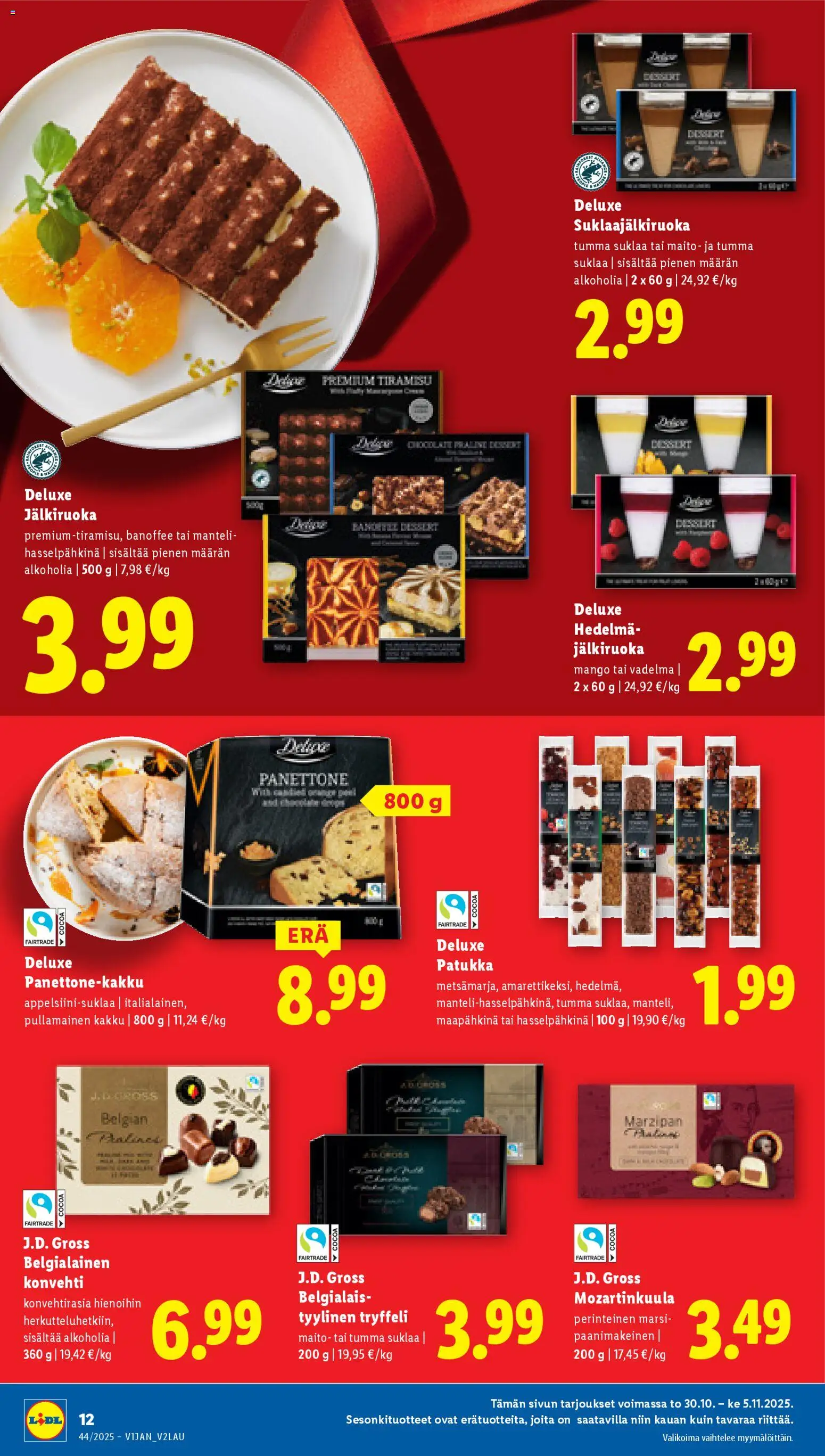 Lidl tarjoukset - Rovaniemi – voimassa 30.10.2025 alkaen | Sivu: 14 | Tuotteet: Vadelma, Mango, Pampers, Maito