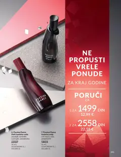 Passion Dance toaletna voda, crni narcis, ruža, sandalovina - pregled AVON kataloga - važi od 01.12.2025 | Strana: 245 | Proizvode: Toaletna voda, Voda