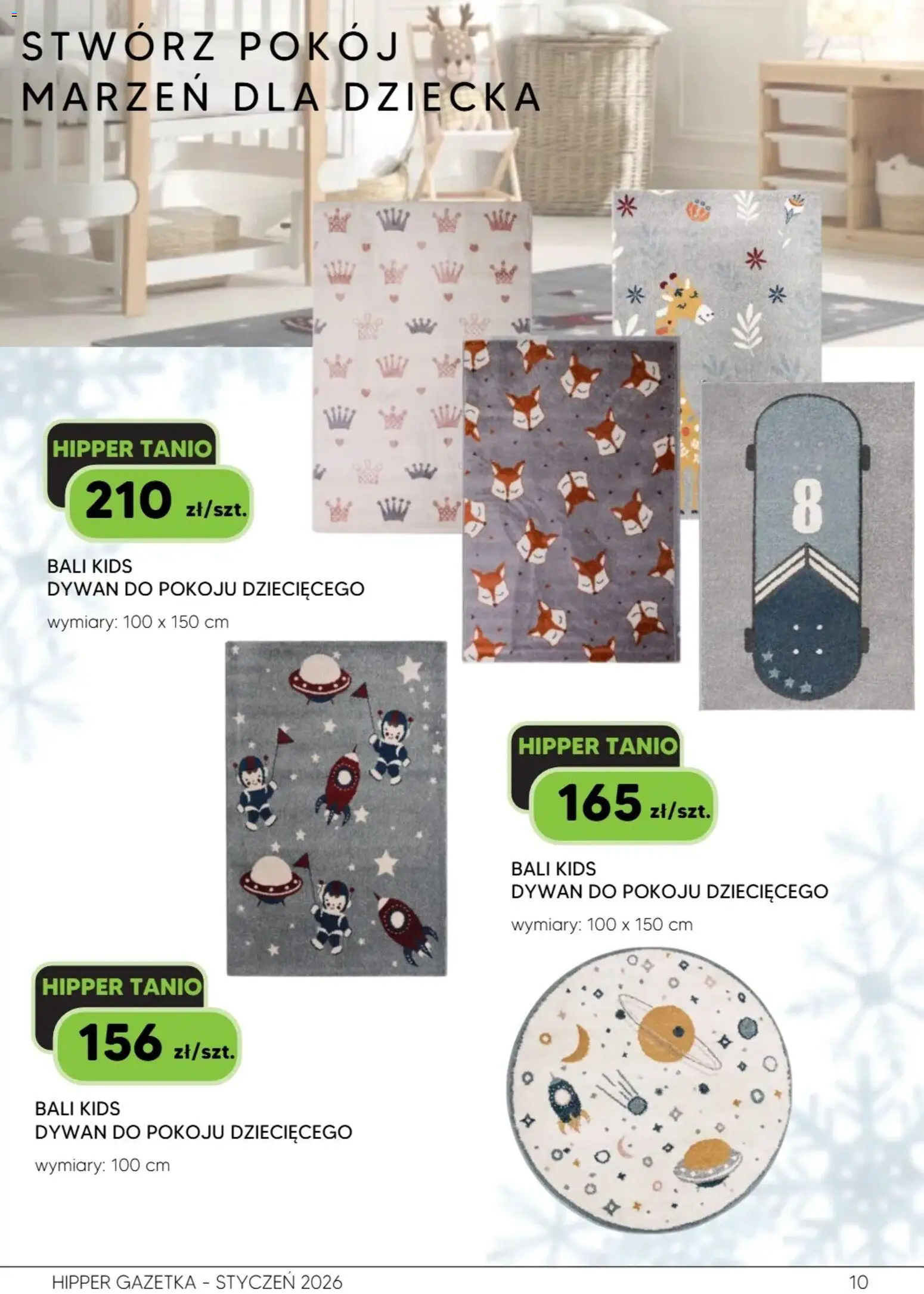 Hipper Gazetka od 10.01.2026 | Strona: 10 | Produkty: Dywan