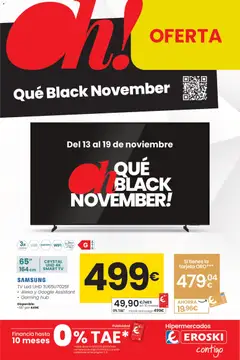 Vista previa Eroski - Black Friday válido desde el 13.11.2025