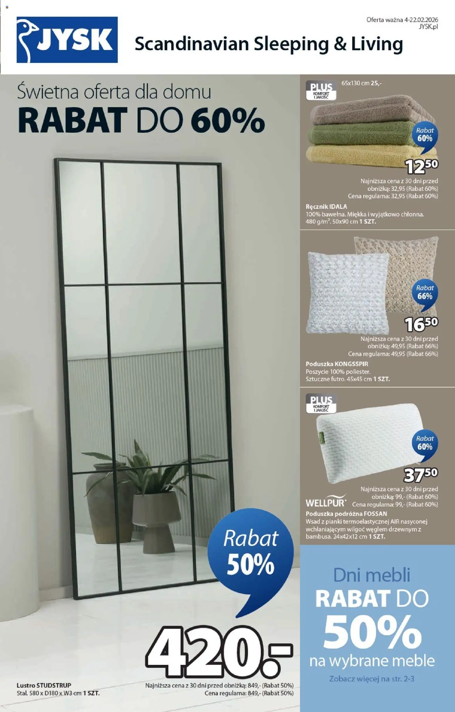JYSK Gazetka od 04.02.2026 | Strona: 1