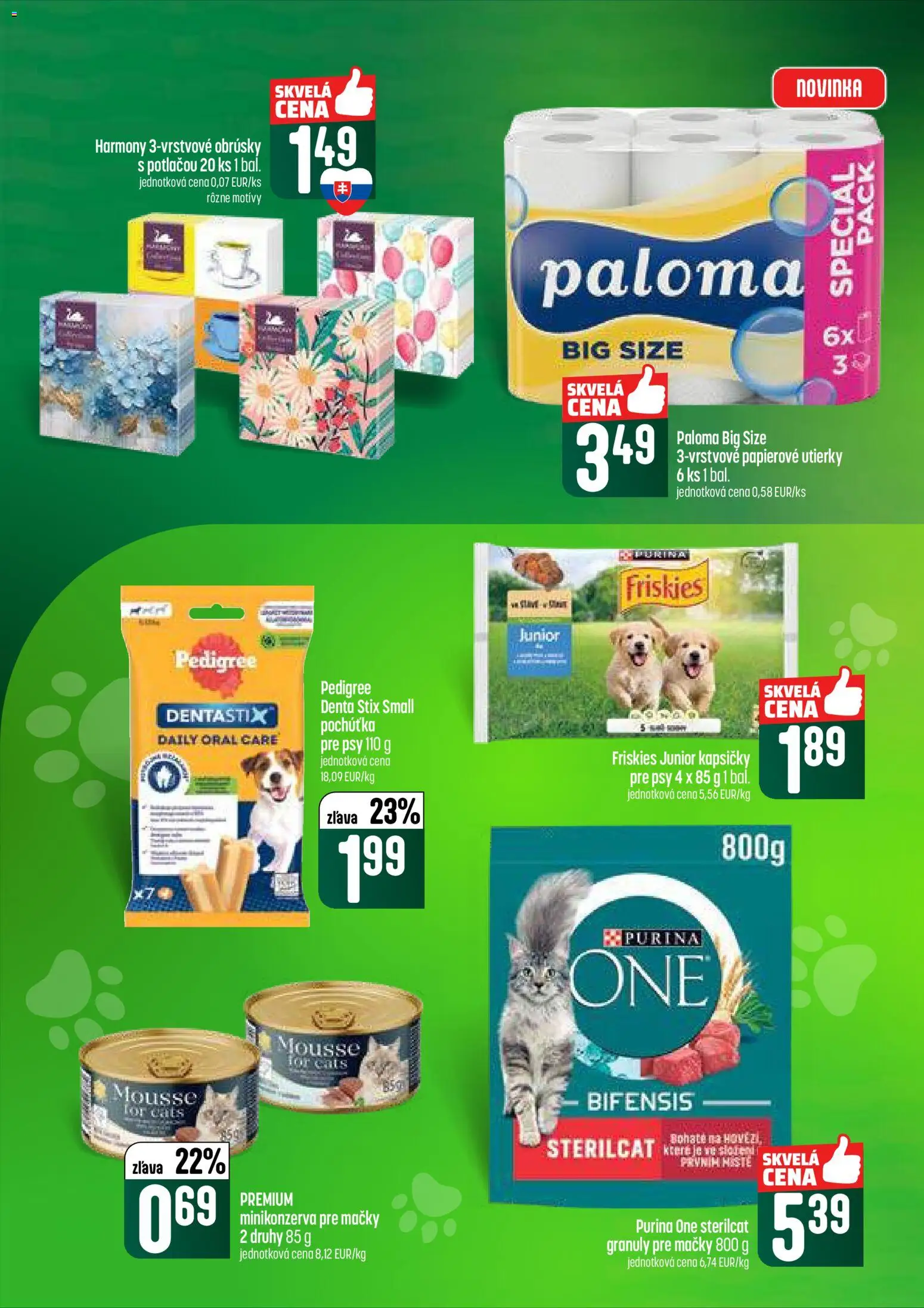 Nové COOP Jednota akcie – leták je platný od 19.02.2026 | Strana: 62 | Produkty: Friskies