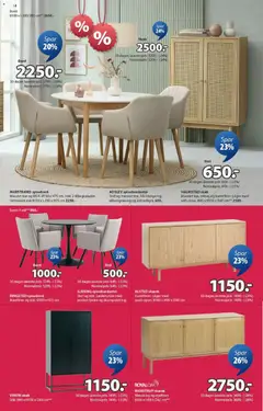 JYSK - Tilbudsavis gyldig fra 31.12.2025 | Side: 14 | Produkter: Stol, Skab, Skænk, Stof