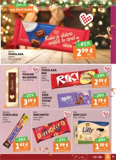 Katalog Studenac - Pregled kataloga iz trgovine Studenac, vrijedi od 02.01.2026 | Stranica: 23 | Proizvodi: Dorina, Snickers, Čokolada, Keks