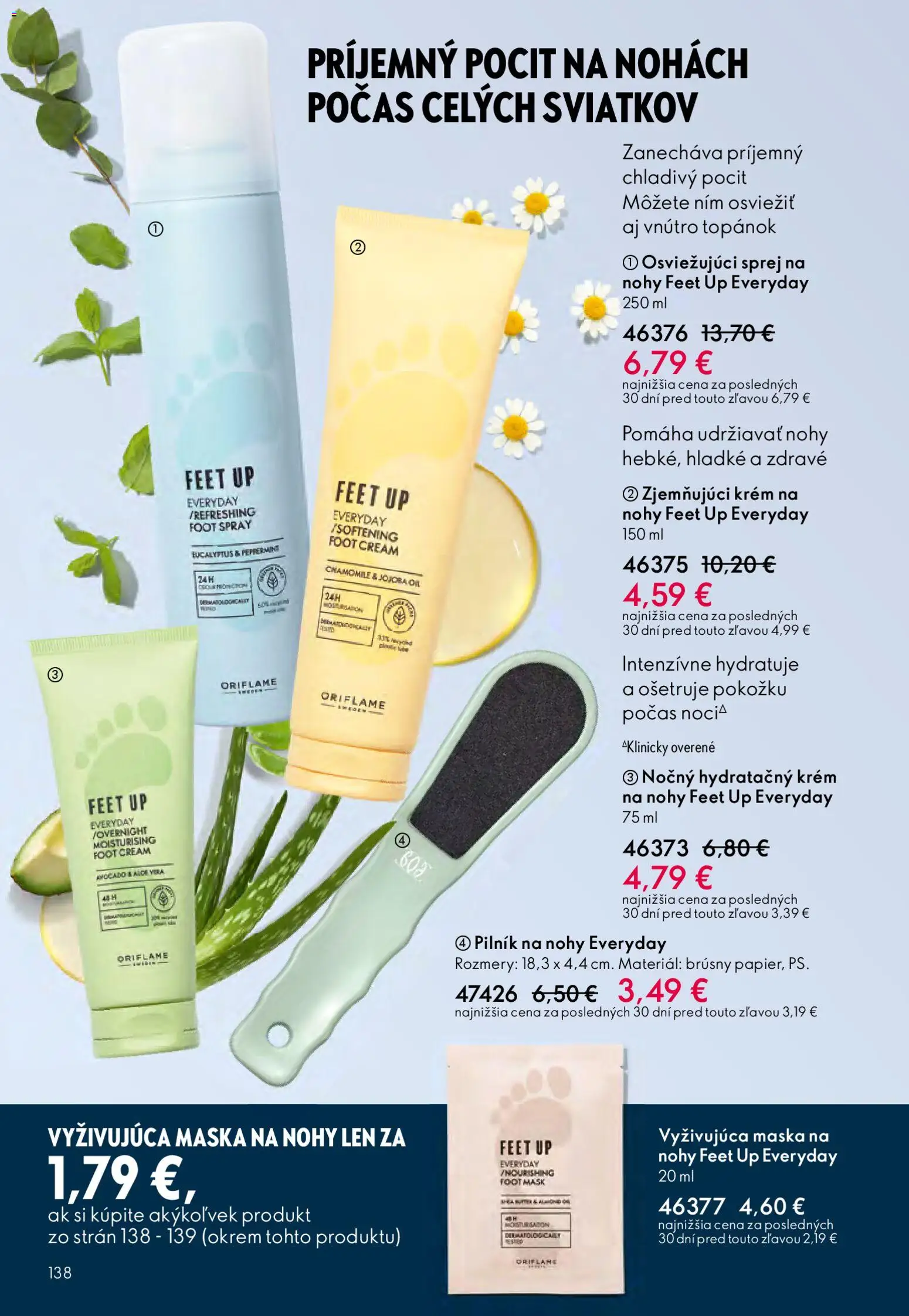 Nové Oriflame akcie – leták je platný od 03.12.2025 | Strana: 138 | Produkty: Maska, Krém