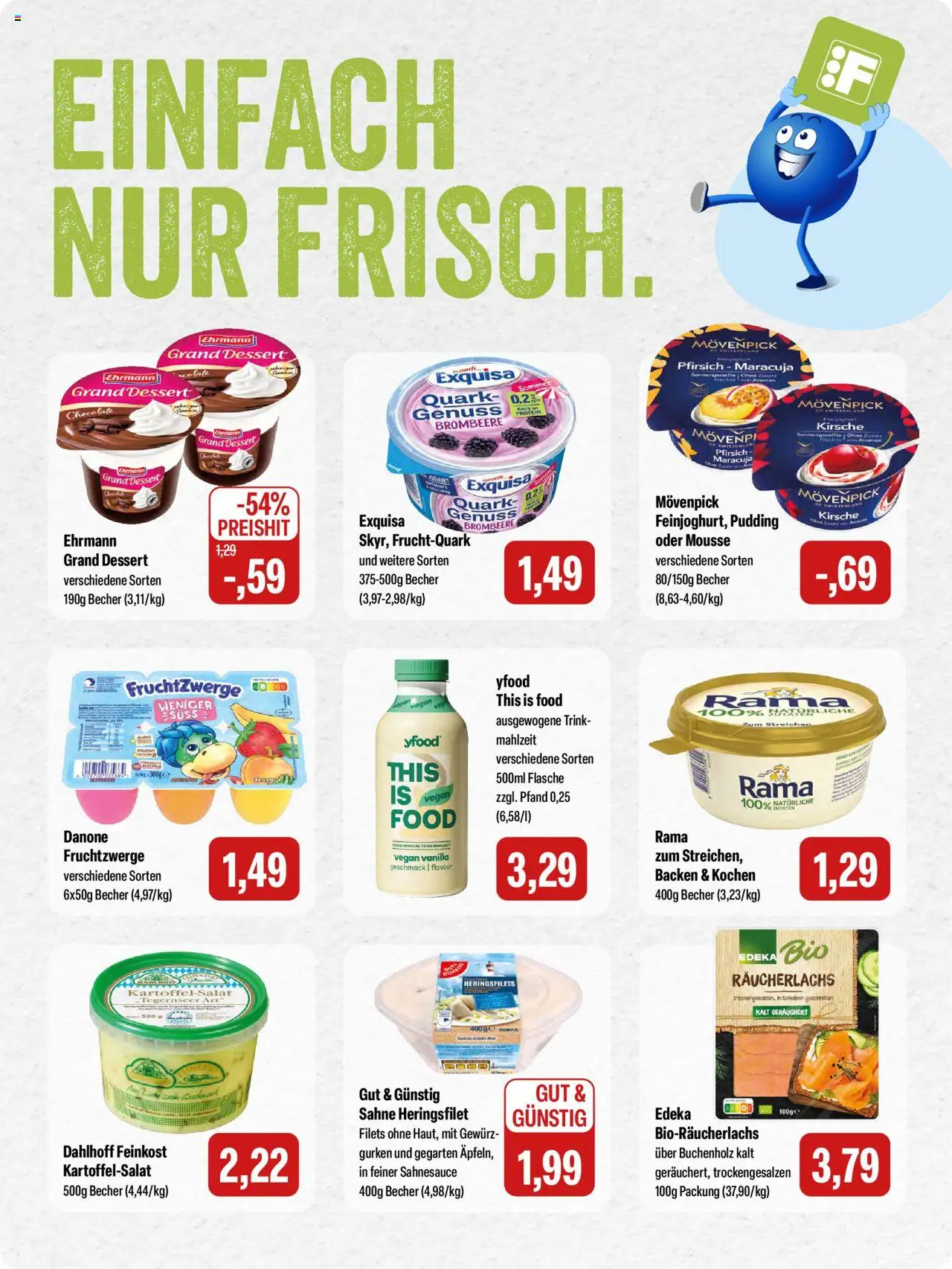 Feneberg Angebote – gültig ab 23.10.2025 | Seite: 6 | Produkte: Ehrmann grand dessert, Pudding, Räucherlachs, Pfirsich