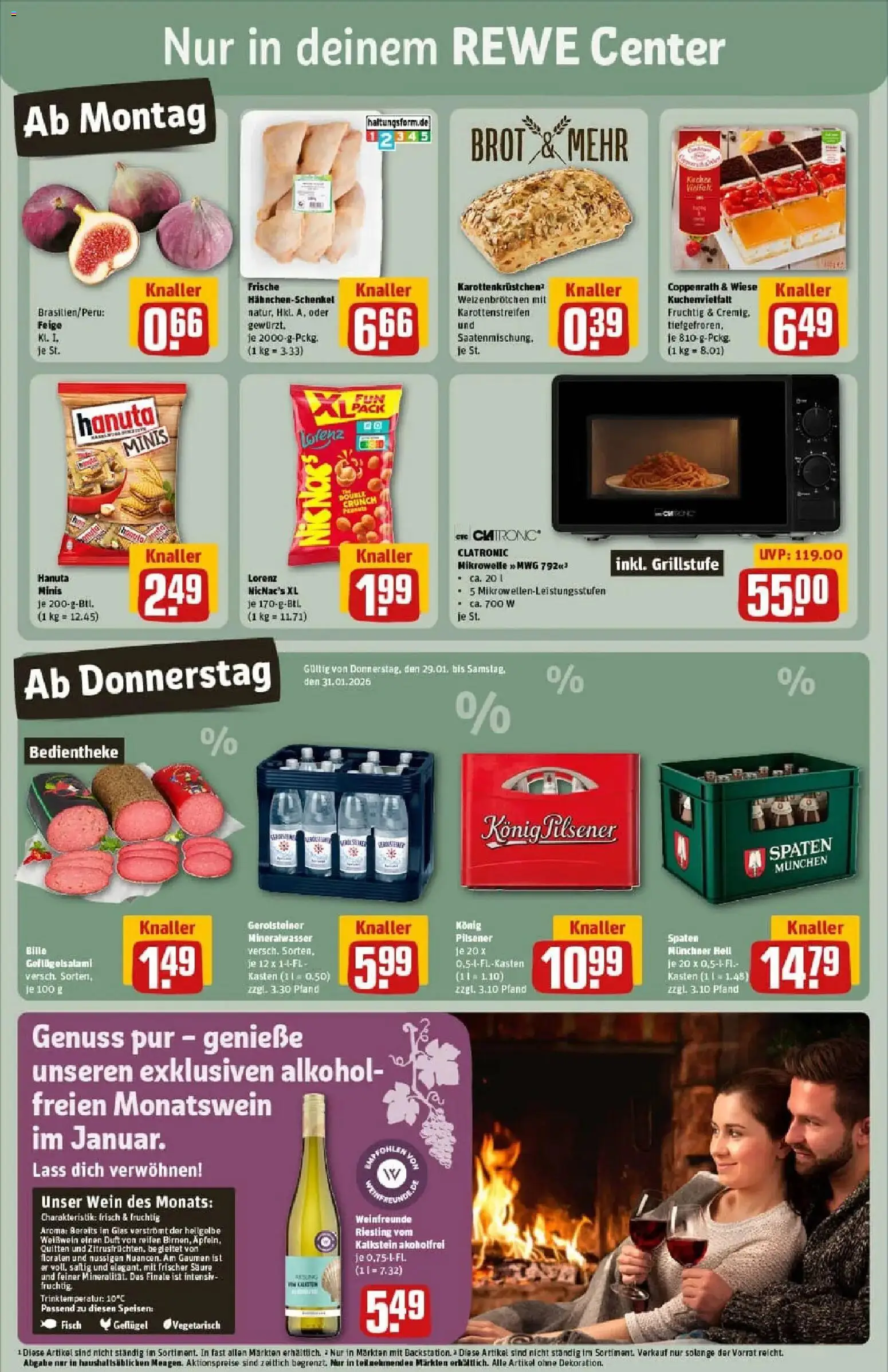 Rewe prospekt Bonn / Beuel	 – gültig ab 26.01.2026 | Seite: 3 | Produkte: Mikrowelle, Duft, Brot, Salami