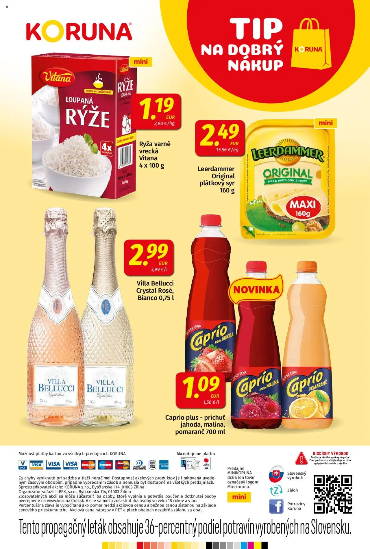 Koruna leták │ platný od 18.07.2025 | Strana: 24 | Produkty: Syr, Ryža