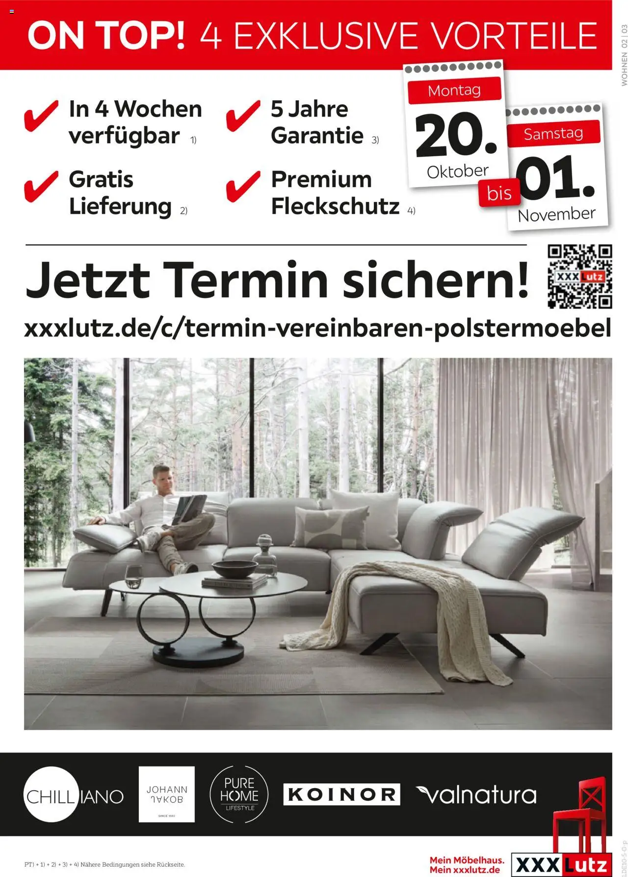 XXXL Lutz Polster Spezial – gültig ab 12.10.2025 | Seite: 3 | Produkte: Top