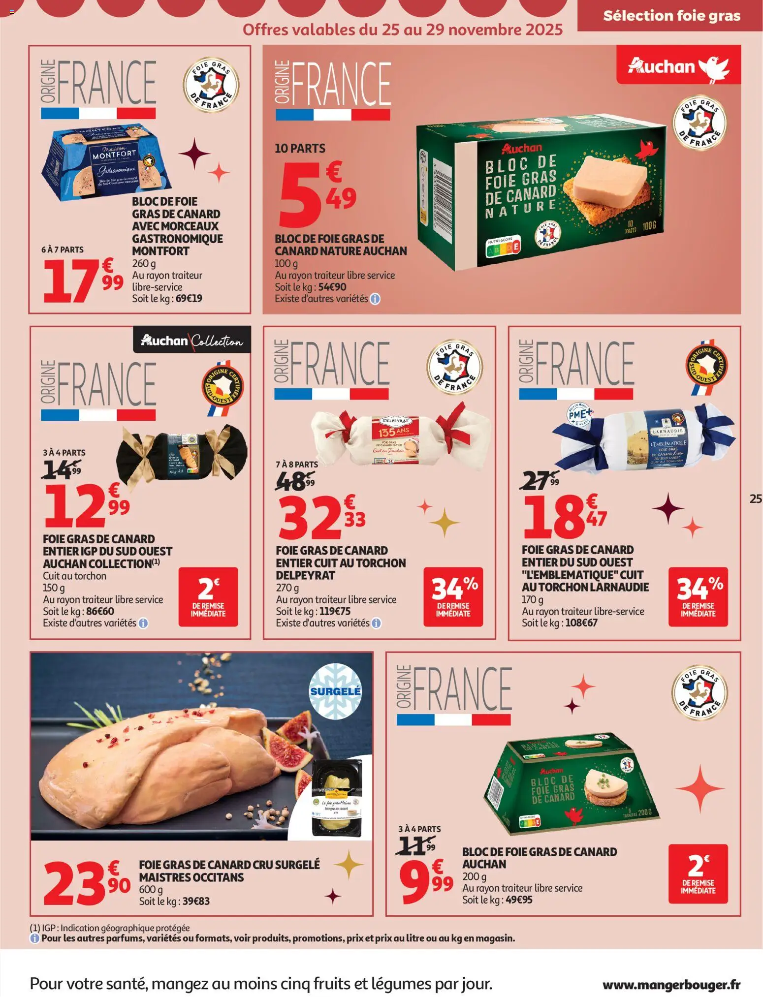 {H1} | Page: 25 | Produits: Foie Gras de Canard, Torchon, Foie gras de canard entier, Bloc de foie gras