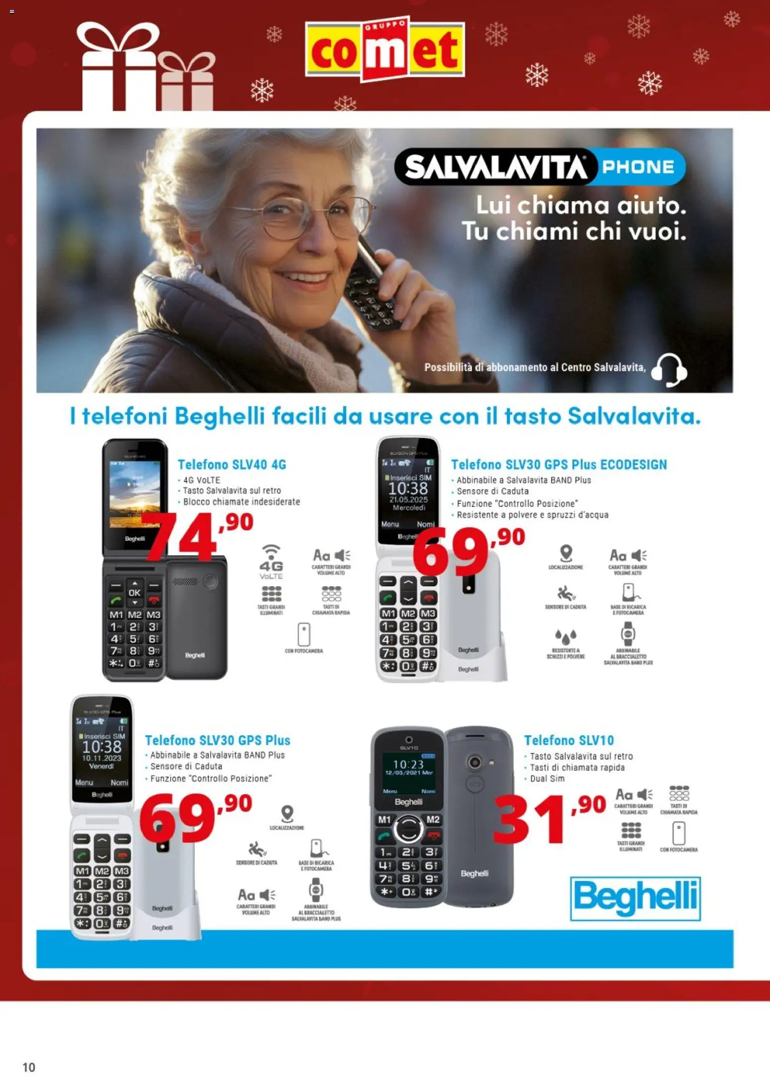 Volantino Comet del 04.12.2025 | Pagina: 10 | Prodotti: Telefono, Fotocamera
